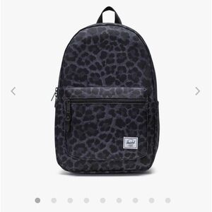 Black leopard print Herschel Settlement 23L backpack